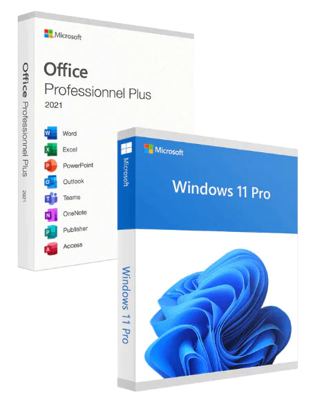 Pack Office 2021 Pro Plus + Windows 11 Professionnel