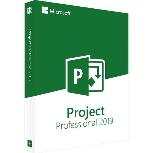 Microsoft Project Professionnel 2019 Clé d'activation 1 PC K Software Informatique