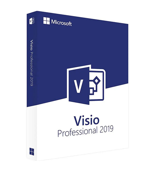 Microsoft Visio Professionnel 2019 Clé d'activation 1 PC K Software Informatique