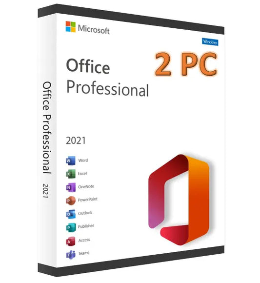 Office 2021 Professionnel Plus (Clé d'activation) 2 PC K-Software Informatique