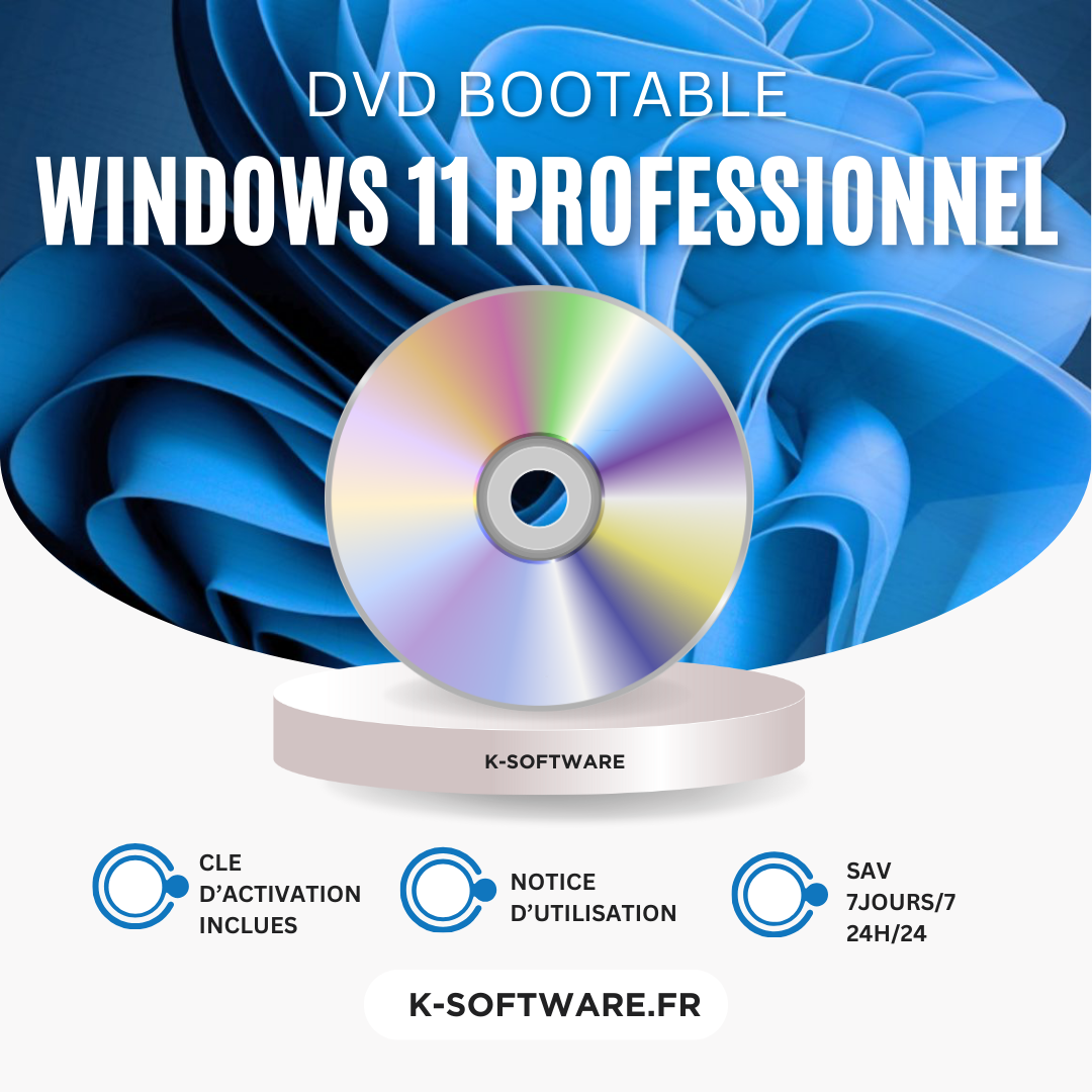 DVD Windows 11 Professionnel