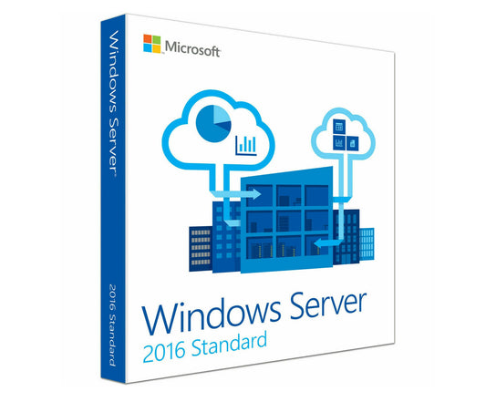 Microsoft Windows Server 2016 Standard 1 PC Clé d'activation