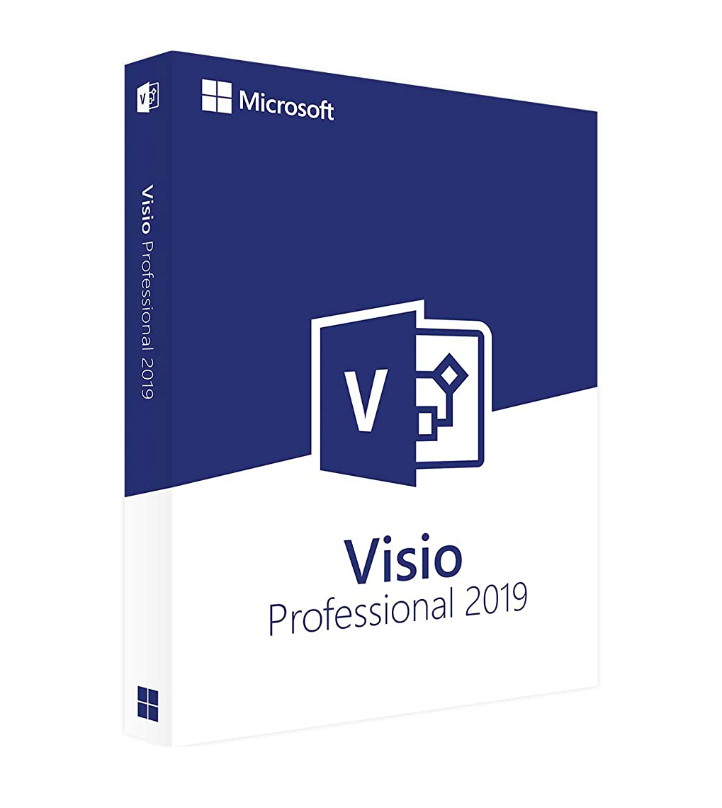 Microsoft Visio Professionnel 2019 Clé d'activation 1 PC